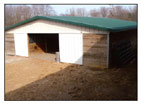 Free Standing Finished Eight Stall Barn