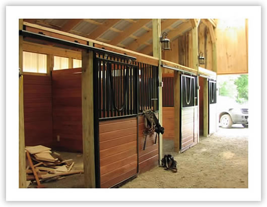 Installing Equine Stalls