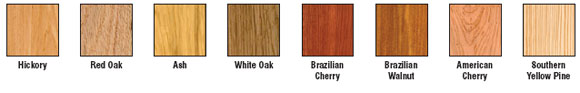 Wood Stain Color Options