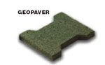 rubber paver that is low profile
