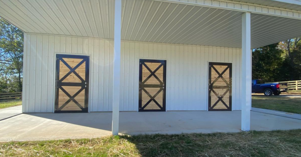 Three Dutch Doors on a new Barn.